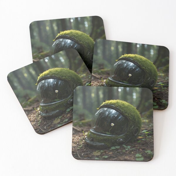Item preview, Abandoned Astronaut Helmet Covered in Moss designed and sold by Wonderful Designs.
