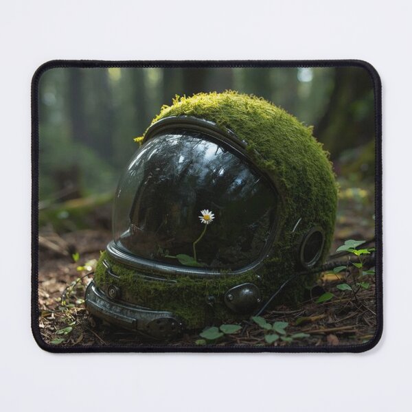 Item preview, Abandoned Astronaut Helmet Covered in Moss designed and sold by Wonderful Designs.
