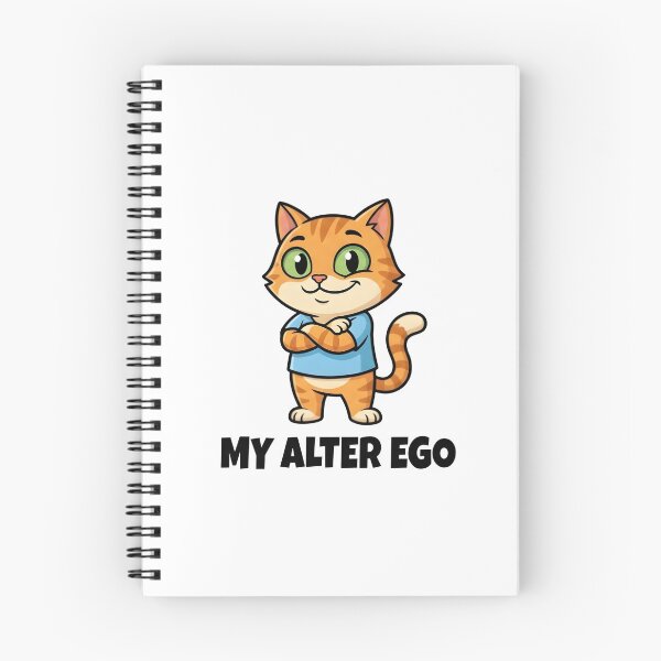 Item preview, My Alter Ego – Confident Cat Funny T-Shirt designed and sold by LoganDzign.