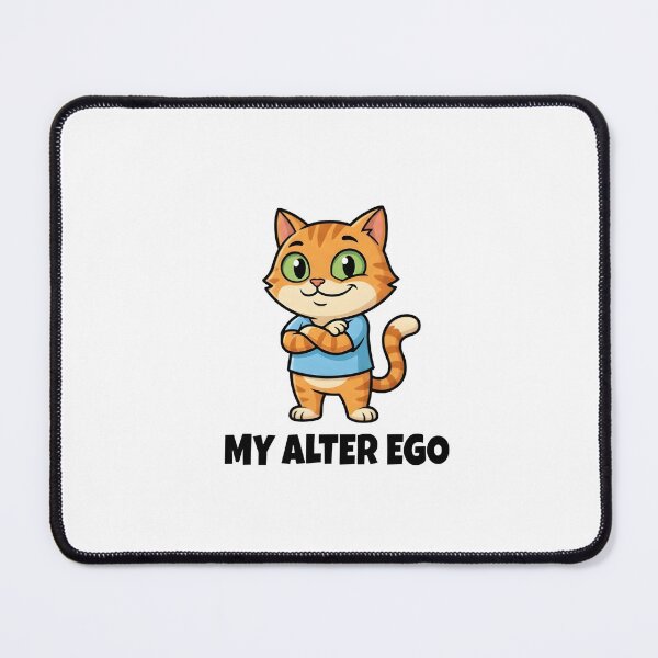 Item preview, My Alter Ego – Confident Cat Funny T-Shirt designed and sold by LoganDzign.