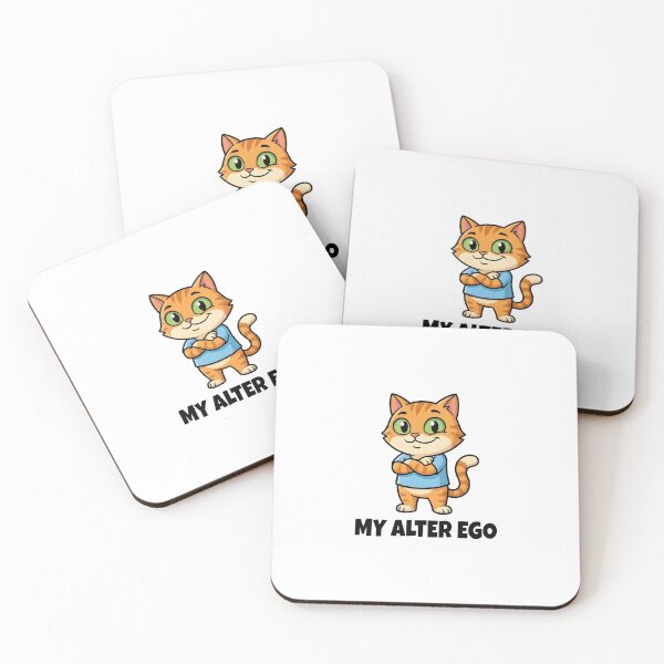Item preview, My Alter Ego – Confident Cat Funny T-Shirt designed and sold by LoganDzign.