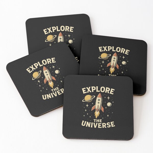 Item preview, Explore the Universe Retro Space Illustration designed and sold by Mix Mood.