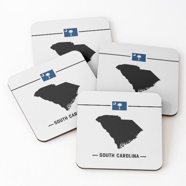 Item preview, South Carolina Pride, Classic State Map & Flag Silhouette designed and sold by mashmosh.