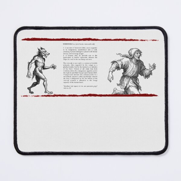 Item preview, The Polite Hirsute Paradox: A Lycanthrope’s Tuesday Morning designed and sold by FreiherrPK.