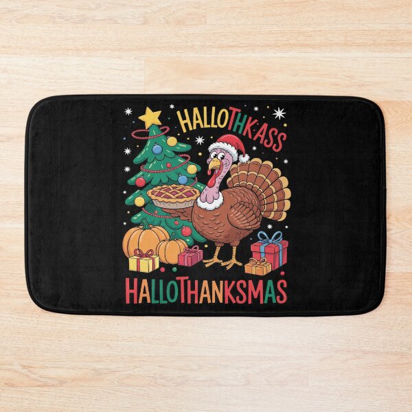 Item preview, Happy Hallothanksmas Funny Halloween Thanksgiving Christmas  designed and sold by VerseFarm.
