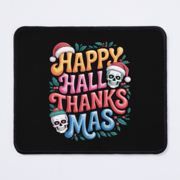 Item preview, Happy Hallothanksmas Halloween Thanksgiving Christmas01 designed and sold by RsFilsingerArt.