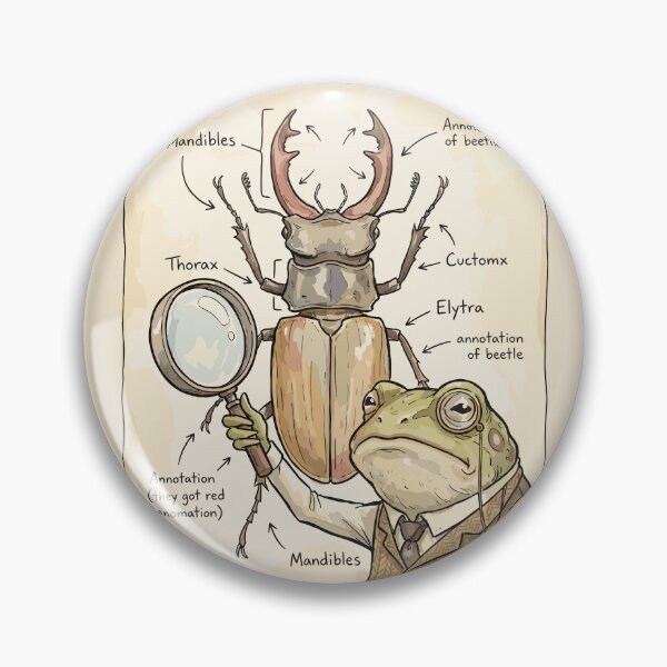 Item preview, Scholarly Dark Academia: Anatomy Diagram Frog designed and sold by bapupa.