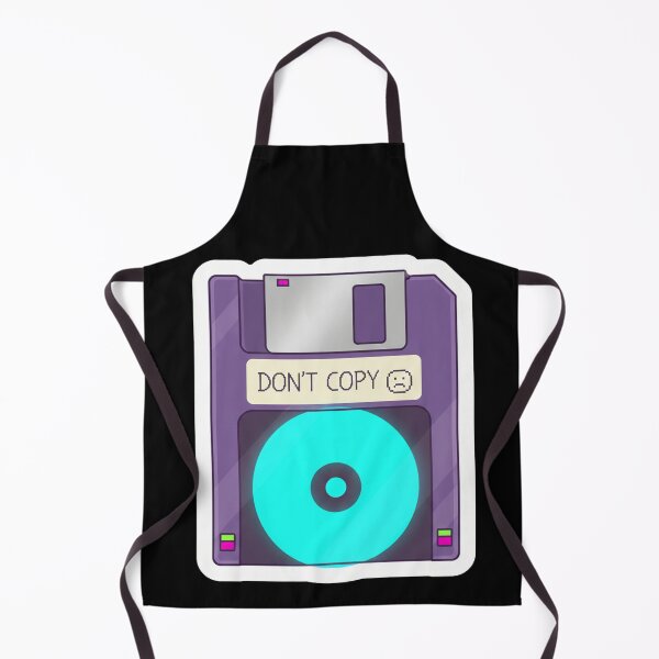 Item preview, Translucent Purple Floppy Disk | "Don't Copy" Sad Pixel Aesthetic designed and sold by DigitalVibes Art, CreatorSpace, PixelMood. By AngryFish.Art..