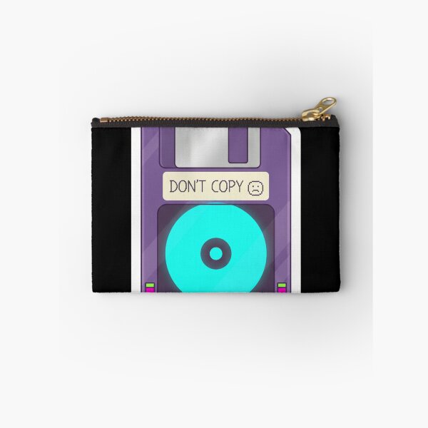 Item preview, Translucent Purple Floppy Disk | "Don't Copy" Sad Pixel Aesthetic designed and sold by DigitalVibes Art, CreatorSpace, PixelMood. By AngryFish.Art..