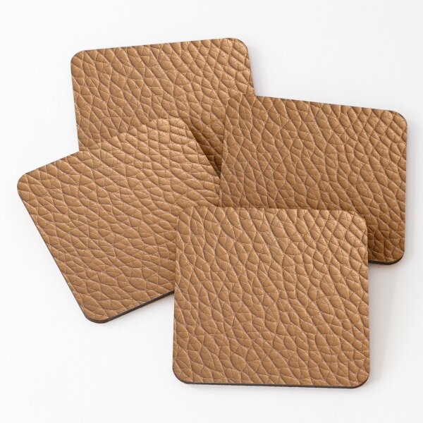 Item preview, Classic Terracotta Cognac Leather Texture designed and sold by SolaoLab.