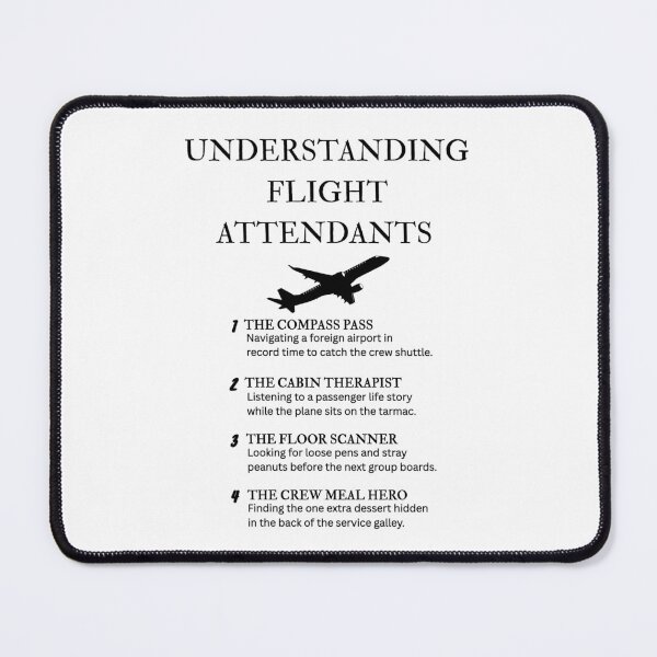 Item preview, Funny Flight Attendant Birthday Gift Idea designed and sold by PsyFlow35.