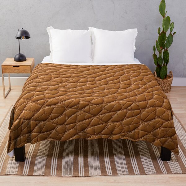 Item preview, Classic Terracotta Cognac Leather Texture designed and sold by SolaoLab.
