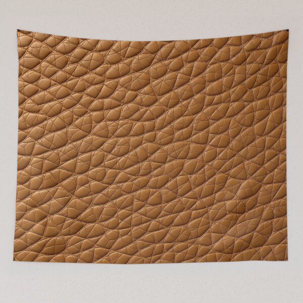Item preview, Classic Terracotta Cognac Leather Texture designed and sold by SolaoLab.
