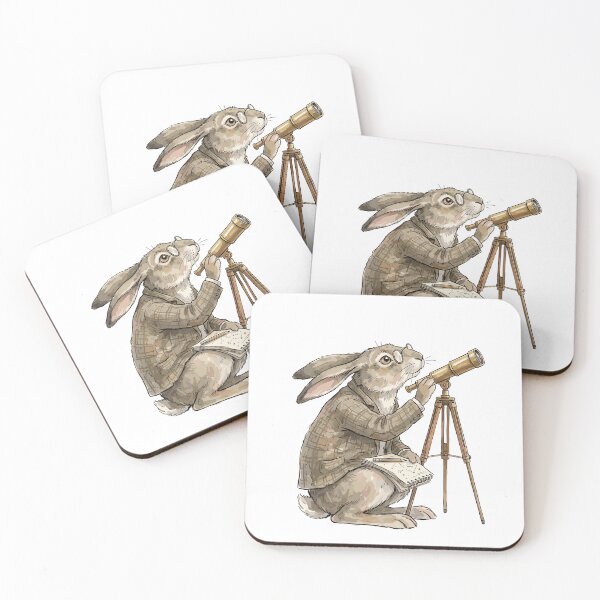 Item preview, Scholarly Dark Academia: Celestial Observation Hare designed and sold by bapupa.
