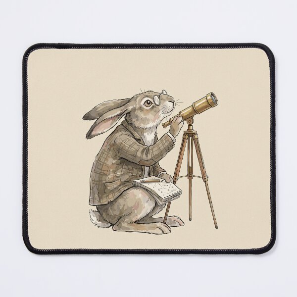 Item preview, Scholarly Dark Academia: Celestial Observation Hare designed and sold by bapupa.