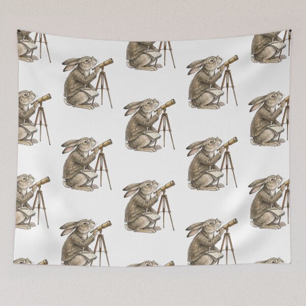 Item preview, Scholarly Dark Academia: Celestial Observation Hare designed and sold by bapupa.