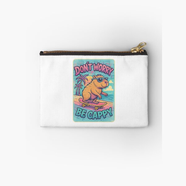 Item preview, Don't Worry Be Cappy, Cute And Motivational Quote, Cute Capybara designed and sold by graphic-genie.