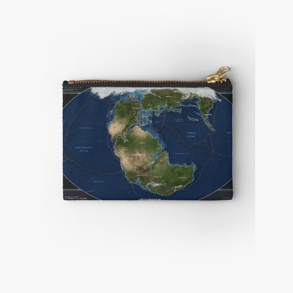 Item preview, Early Jurassic World map (Pliensbachian: 184 million years ago) designed and sold by CarlAugustW.