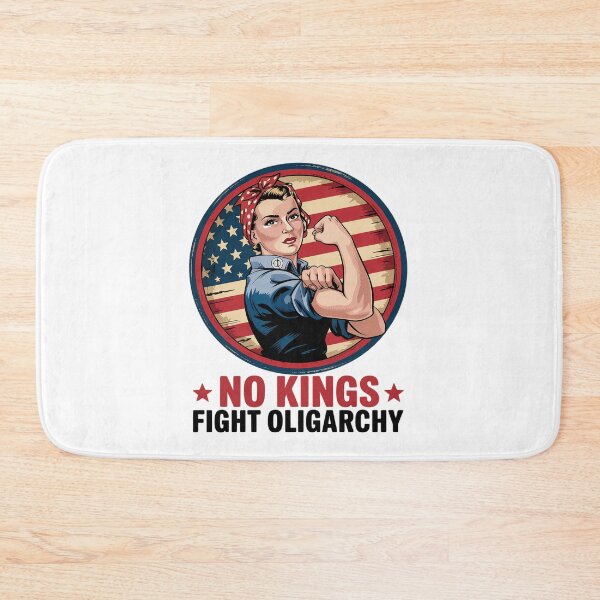 Item preview, No Kings Fight Oligarchy America Flag designed and sold by MeowtivationP.