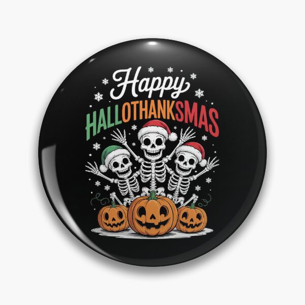 Item preview, Happy Hallothanksmas Halloween Thanksgiving Christmas05  designed and sold by RsFilsingerArt.