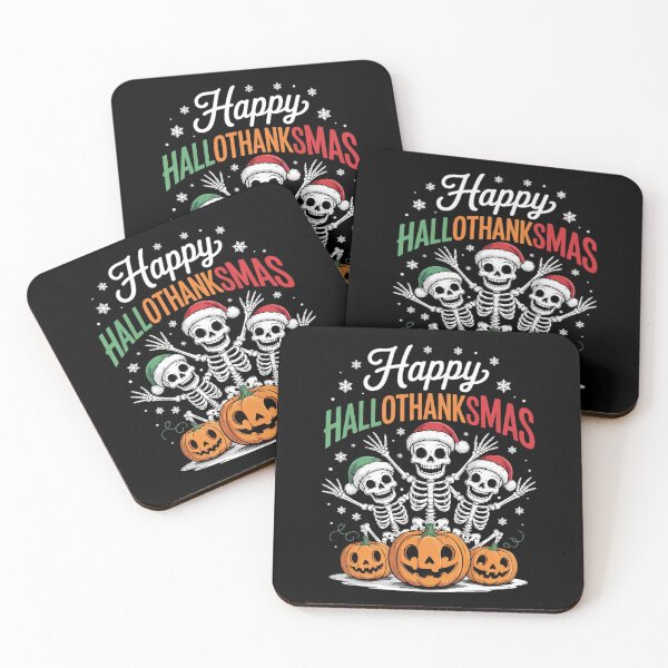 Item preview, Happy Hallothanksmas Halloween Thanksgiving Christmas05  designed and sold by RsFilsingerArt.