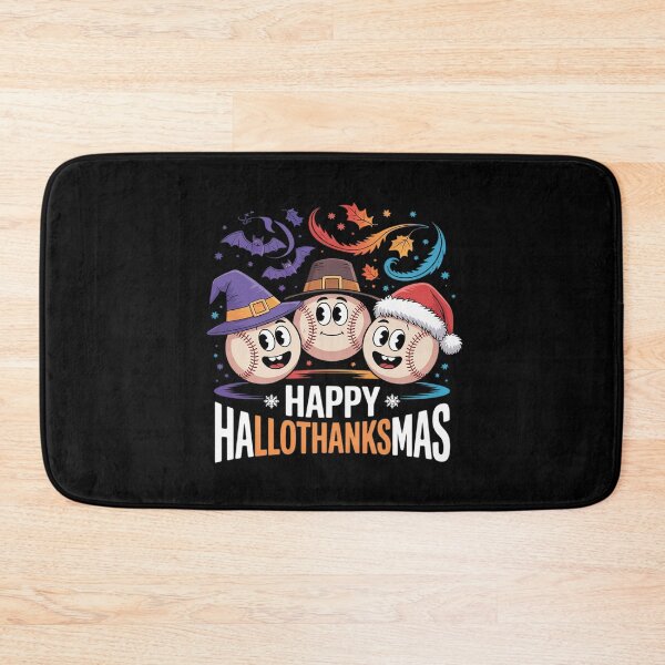 Item preview, Happy Hallothanksmas Funny Halloween Thanksgiving Christmas3  designed and sold by VerseFarm.