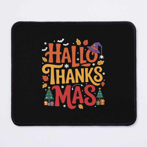 Item preview, Happy Hallothanksmas Halloween Thanksgiving Christmas11 designed and sold by RsFilsingerArt.
