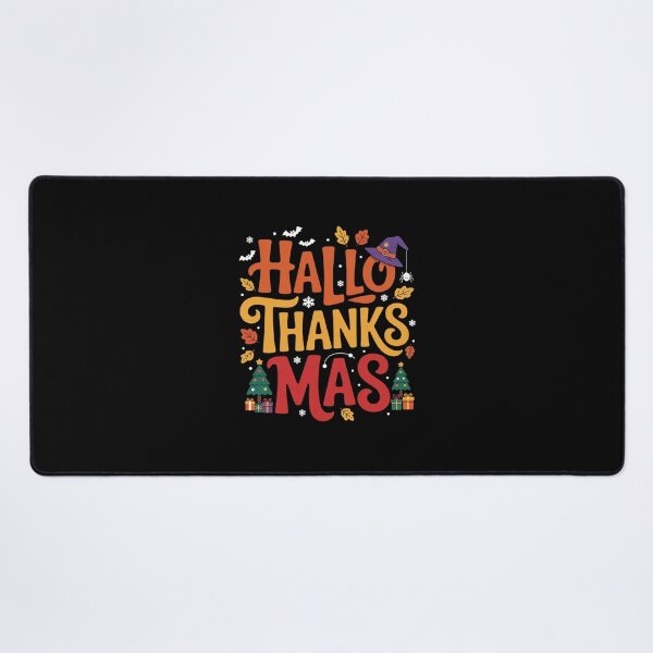 Item preview, Happy Hallothanksmas Halloween Thanksgiving Christmas11  designed and sold by RsFilsingerArt.