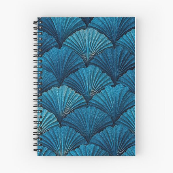 Item preview, Embossed Ginkgo Wave in Deep Blue designed and sold by Art of Ngu.