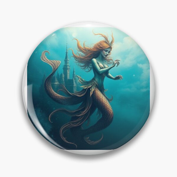 Item preview, Siren and deep sea castle designed and sold by LOAMBO5AI.