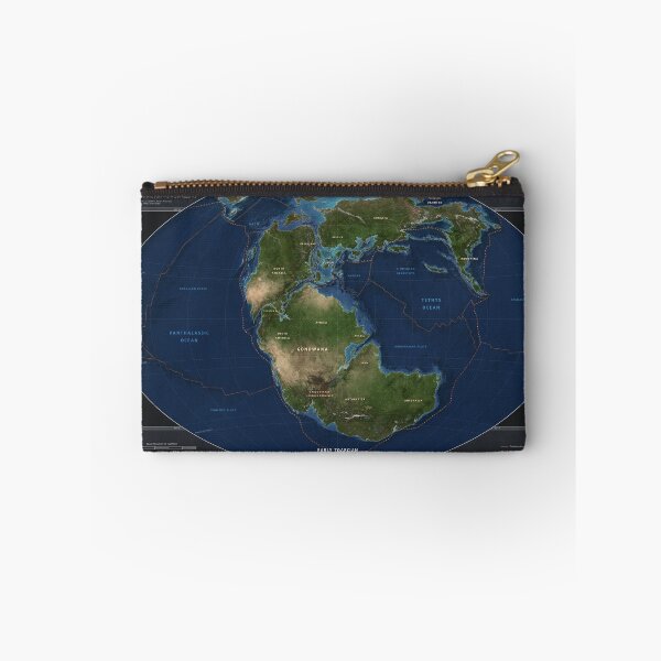 Item preview, Early Jurassic World map (Toarcian: 183 million years ago) designed and sold by CarlAugustW.