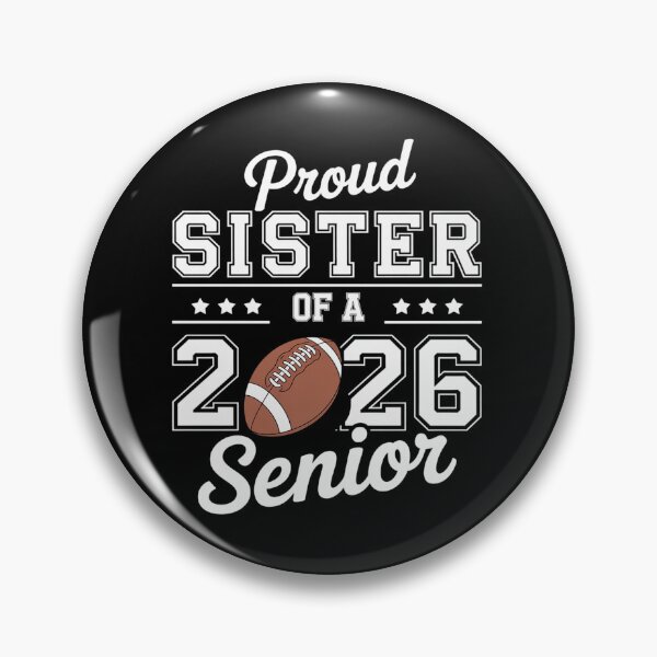 Item preview, Senior Football Sister Class Of 2026 Graduation designed and sold by StephenDDArt.