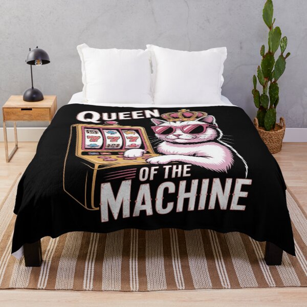 Item preview, Queen Of The Slot Machine Casino Gambling Lover designed and sold by MeowtivationP.