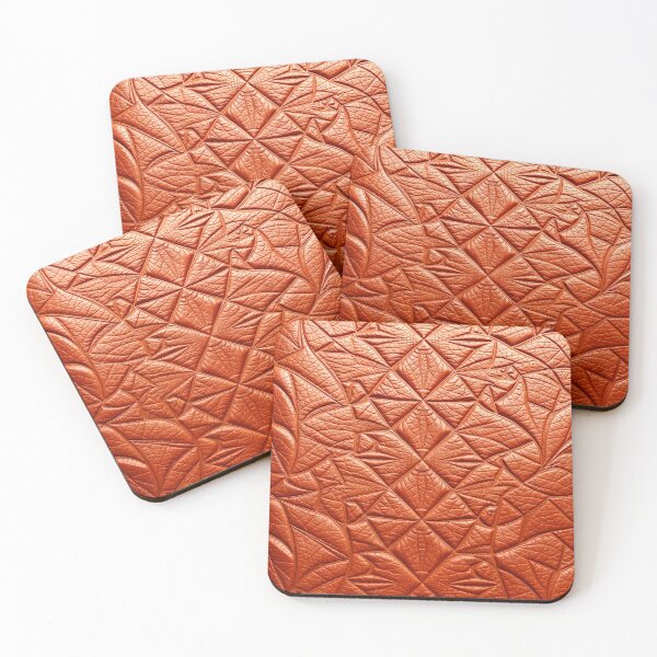 Item preview, Rich Brick Red Terracotta Leather designed and sold by SolaoLab.