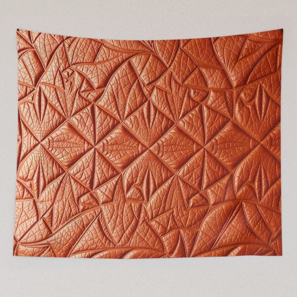 Item preview, Rich Brick Red Terracotta Leather designed and sold by SolaoLab.