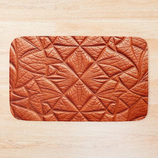 Item preview, Rich Brick Red Terracotta Leather designed and sold by SolaoLab.