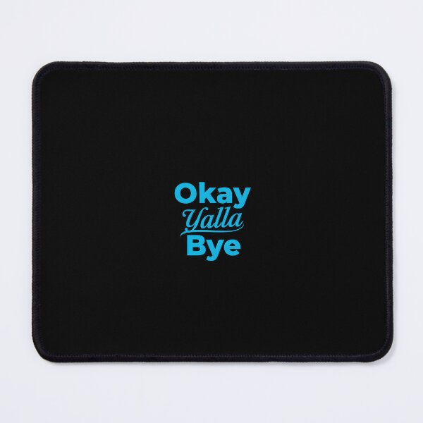 Item preview, Okay Yalla Bye – Clean Modern Text Typography Art designed and sold by Alnazie.