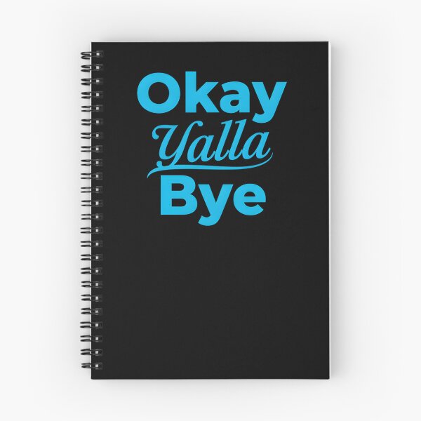 Item preview, Okay Yalla Bye – Clean Modern Text Typography Art designed and sold by Alnazie.