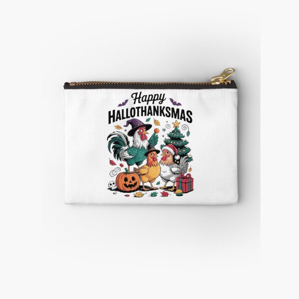Item preview, Happy HalloThanksMas Halloween Thanksgiving Xmas Chicken  designed and sold by RsFilsingerArt.