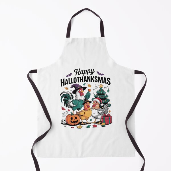 Item preview, Happy HalloThanksMas Halloween Thanksgiving Xmas Chicken  designed and sold by RsFilsingerArt.