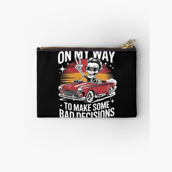 Item preview, On My Way to Make Some Bad Decisions Funny Skeleton  designed and sold by VerseFarm.