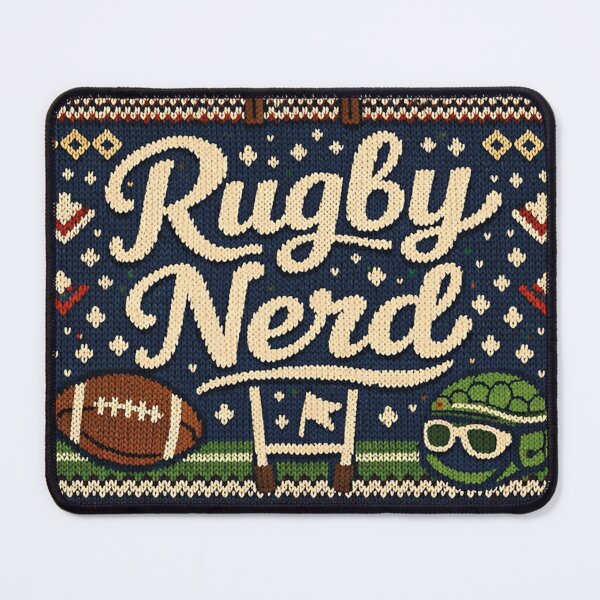 Item preview, Rugby Nerd, cool knitting pattern designed and sold by Mauswohn.