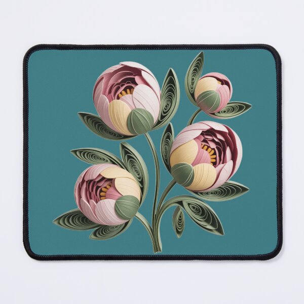 Item preview, Elegant peony,style quilling. designed and sold by elegantpaterns.