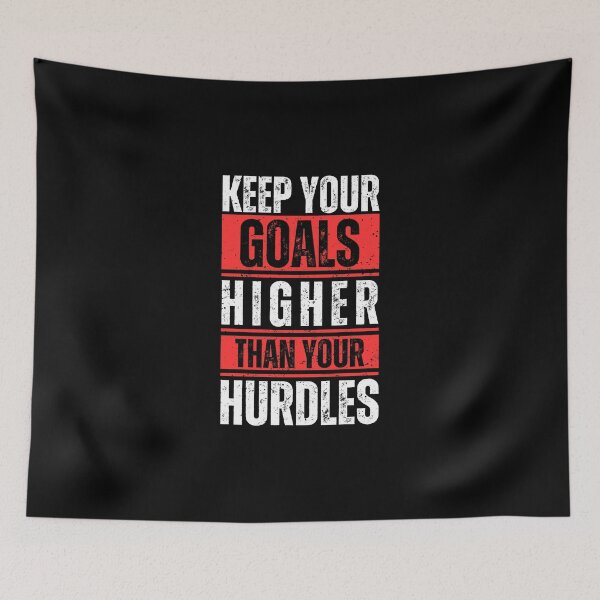 Item preview, Keep your goals higher than your hurdles designed and sold by Dondonmart.