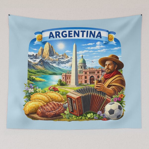 Item preview, Argentina designed and sold by Myra365Art.