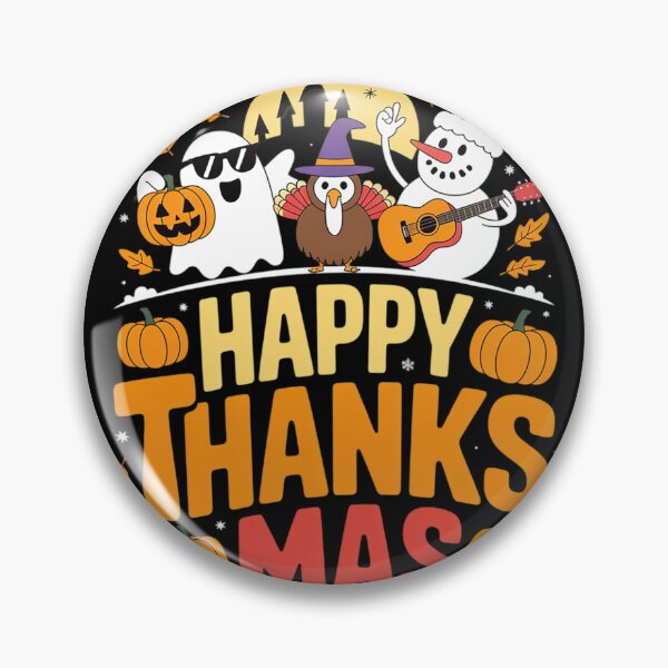 Item preview, Happy HalloThanksMas Halloween Thanksgiving Xmas Chicken1  designed and sold by NailMolisa.