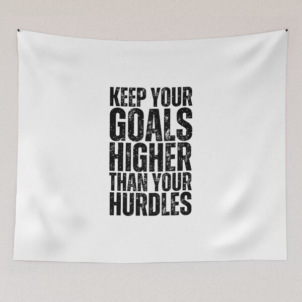 Item preview, Keep your goals higher than your hurdles designed and sold by Dondonmart.