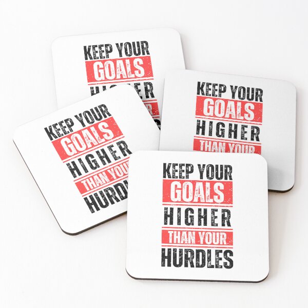 Item preview, Keep your goals higher than your hurdles designed and sold by Dondonmart.