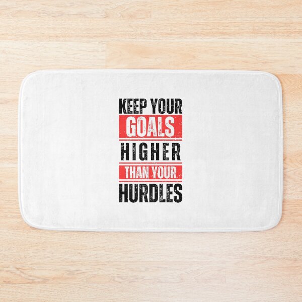 Item preview, Keep your goals higher than your hurdles designed and sold by Dondonmart.