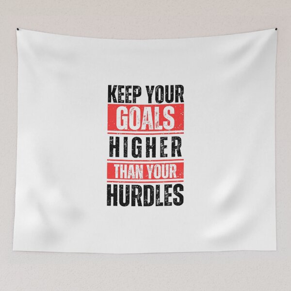 Item preview, Keep your goals higher than your hurdles designed and sold by Dondonmart.